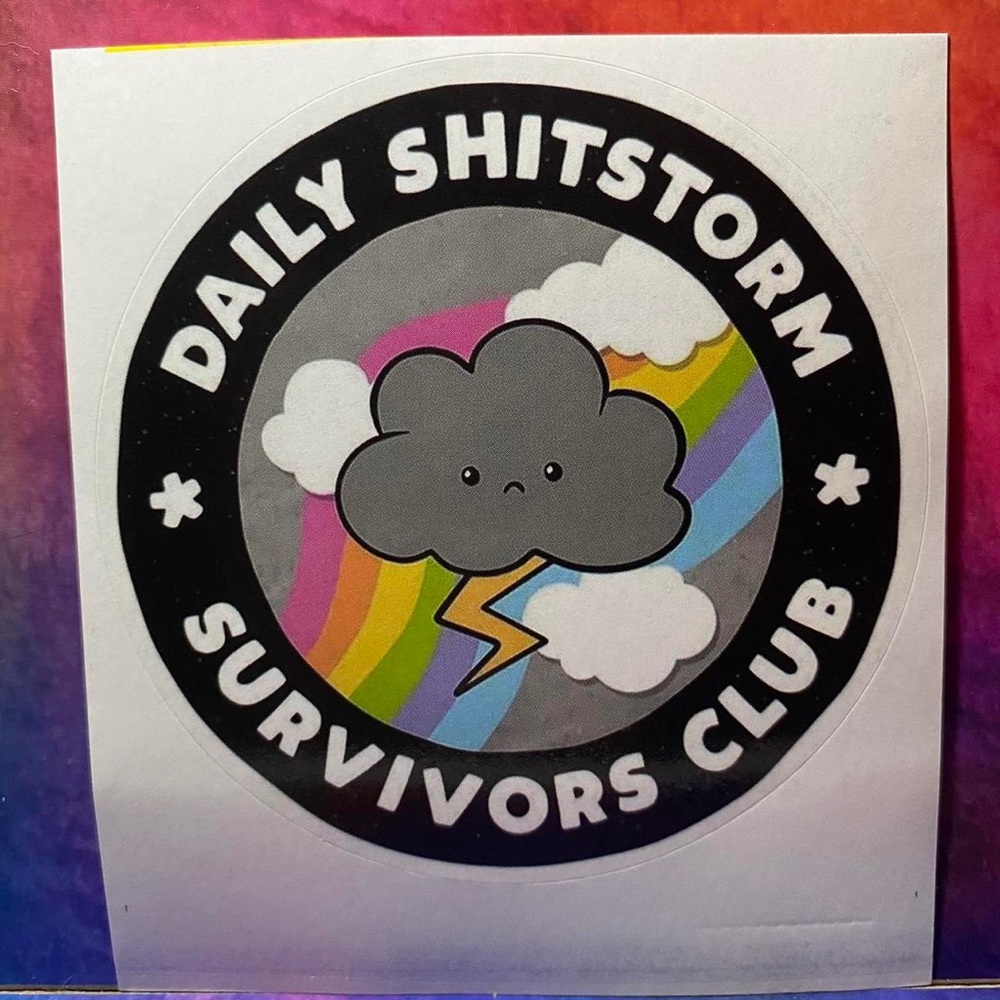 Daily Shitstorm Survivors Club Sticker